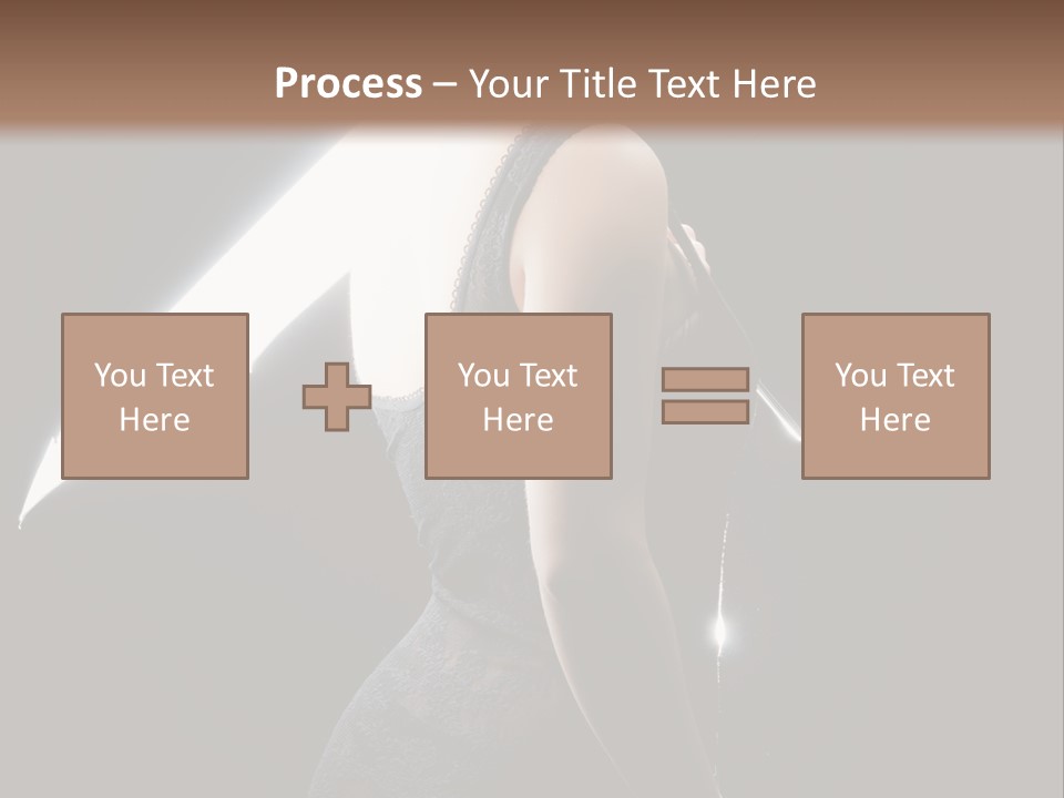 Photography Agency Woman PowerPoint Template