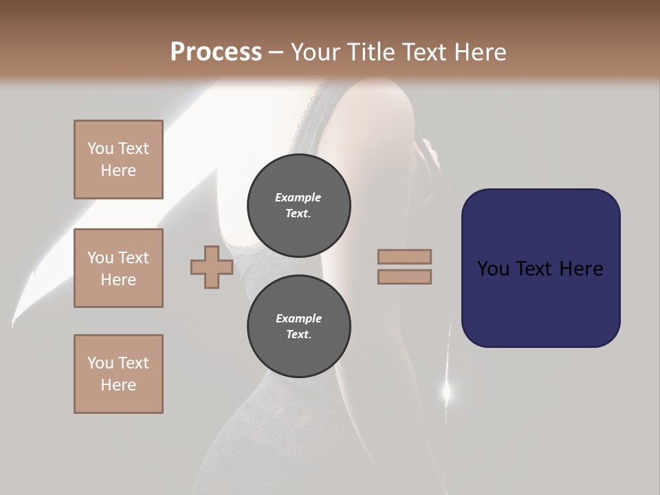 Photography Agency Woman PowerPoint Template