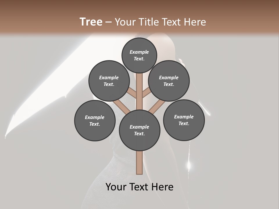 Photography Agency Woman PowerPoint Template