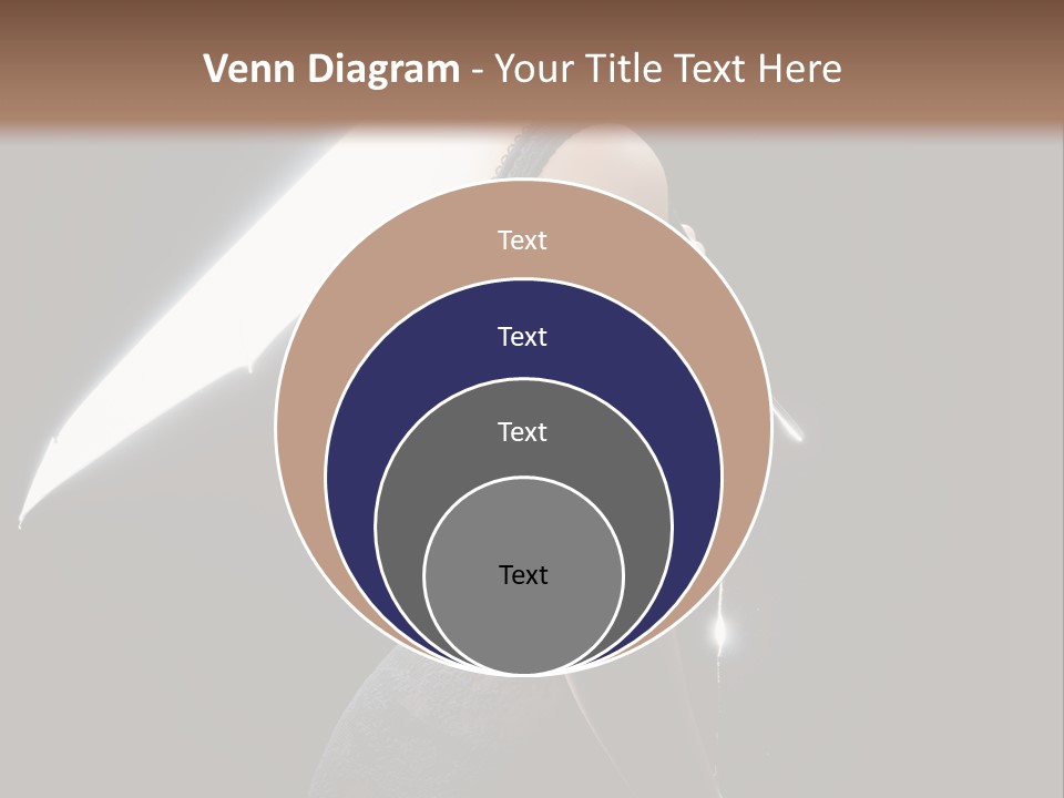 Photography Agency Woman PowerPoint Template
