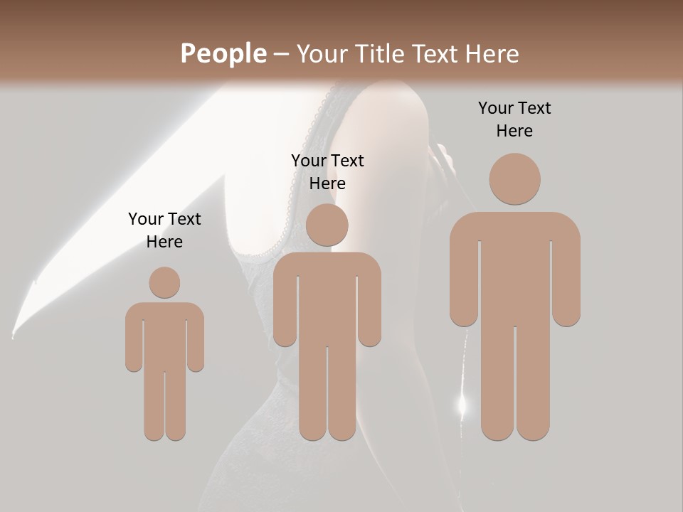 Photography Agency Woman PowerPoint Template