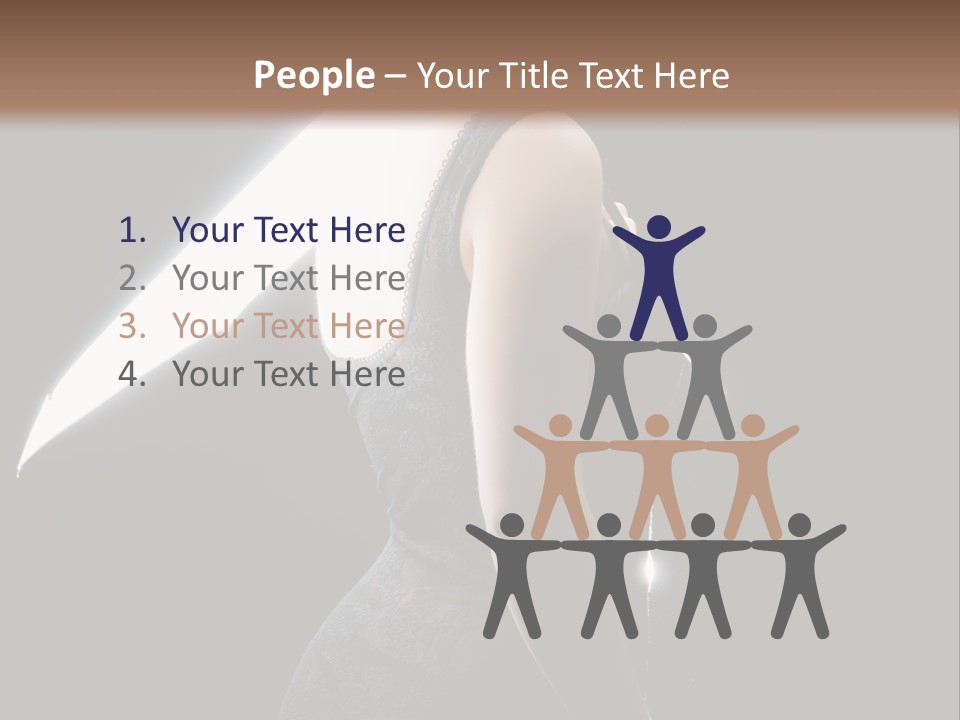 Photography Agency Woman PowerPoint Template