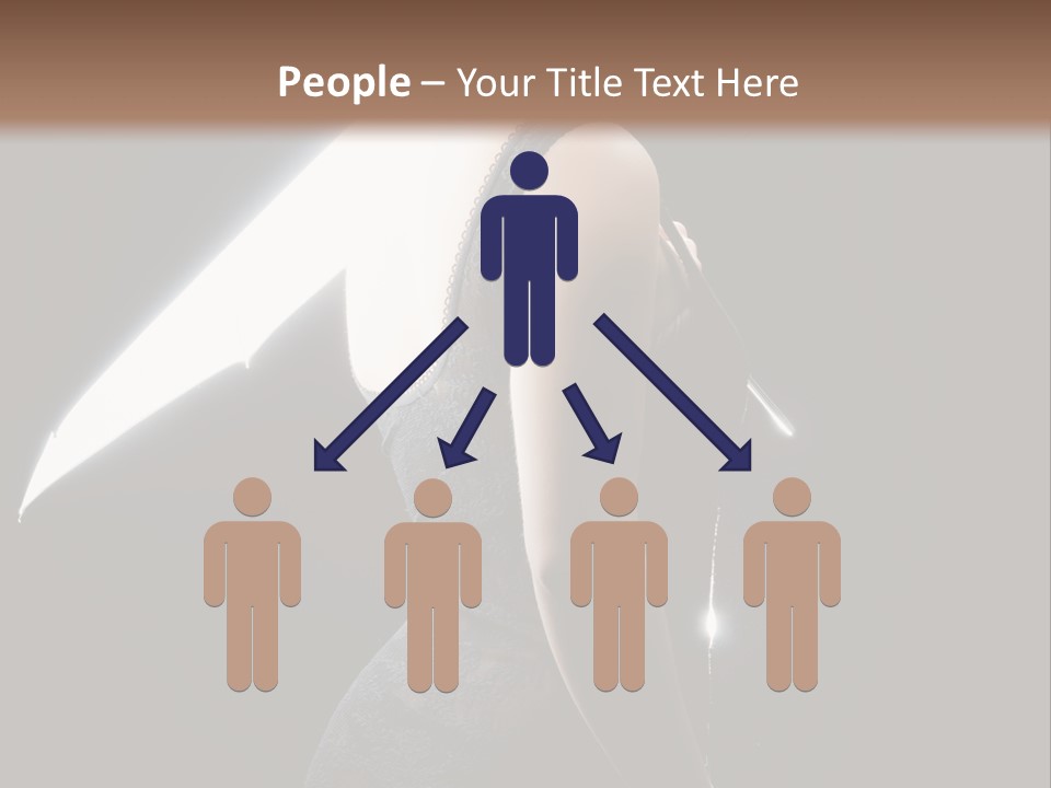 Photography Agency Woman PowerPoint Template
