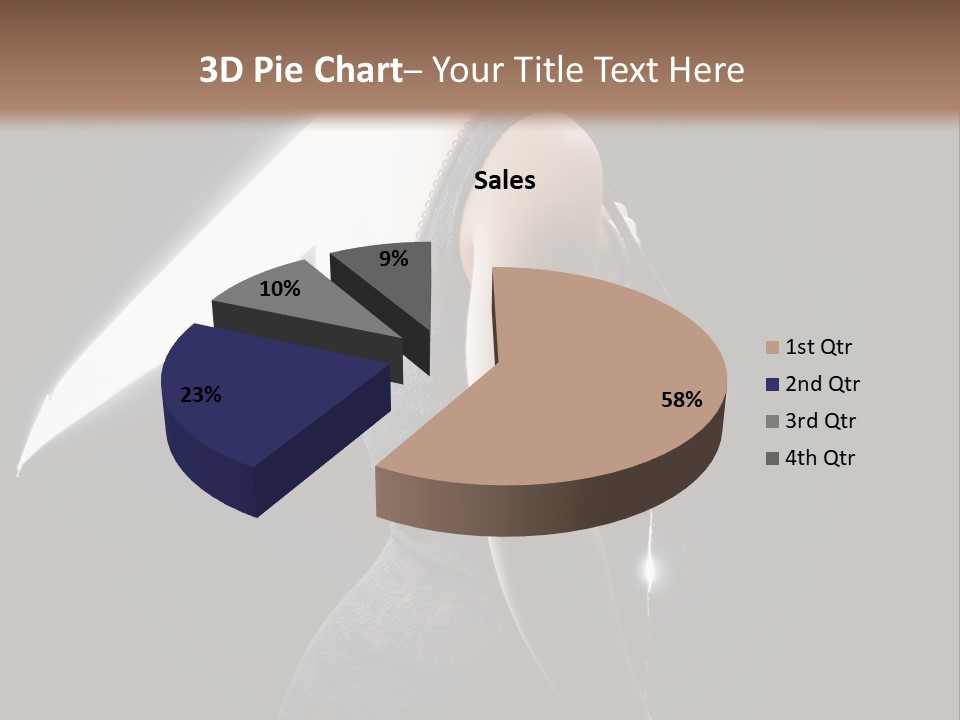 Photography Agency Woman PowerPoint Template
