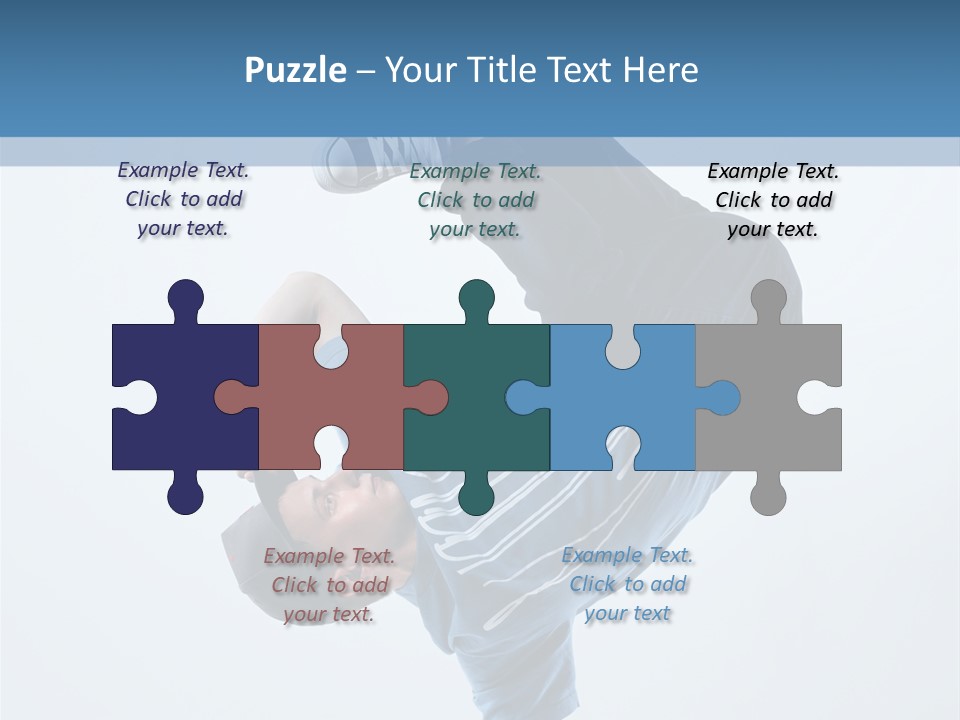 Break Dance Breakdancer Teenager PowerPoint Template