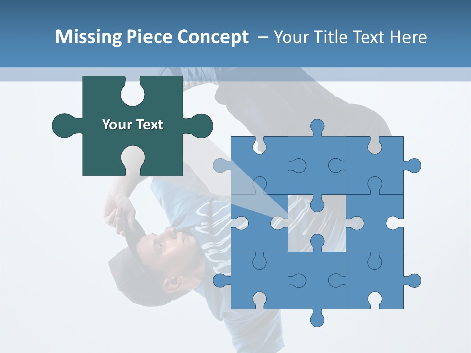 Break Dance Breakdancer Teenager PowerPoint Template