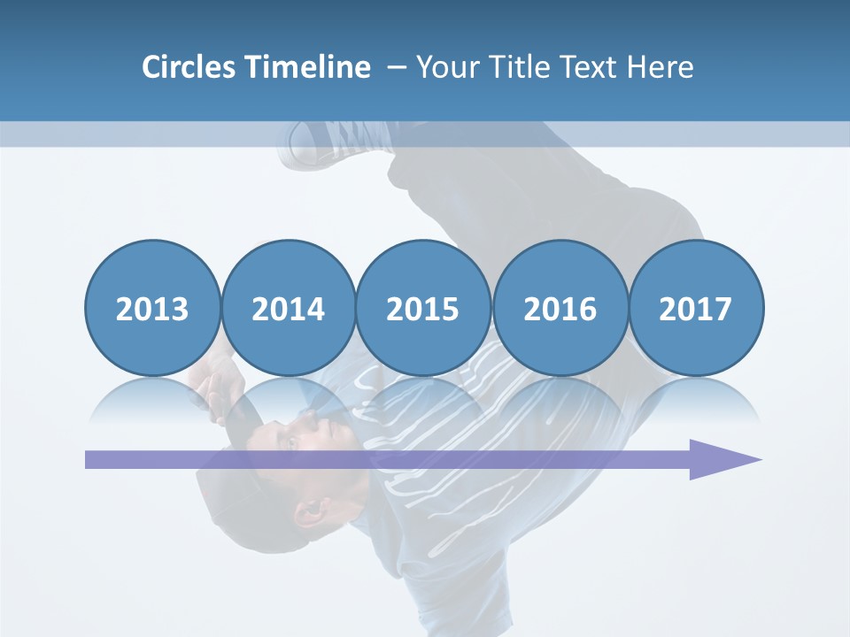 Break Dance Breakdancer Teenager PowerPoint Template