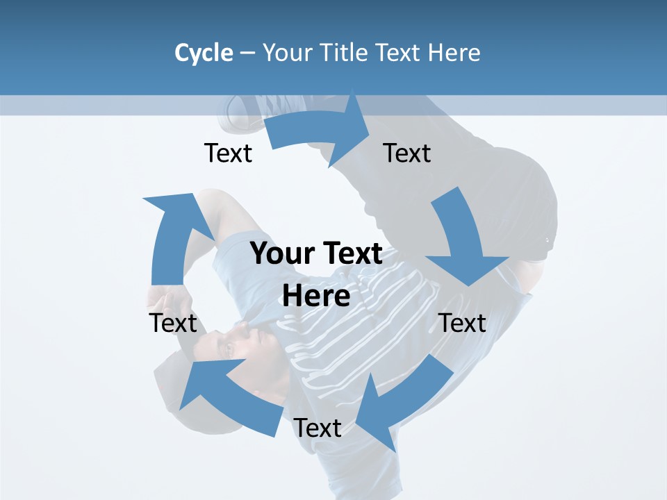 Break Dance Breakdancer Teenager PowerPoint Template