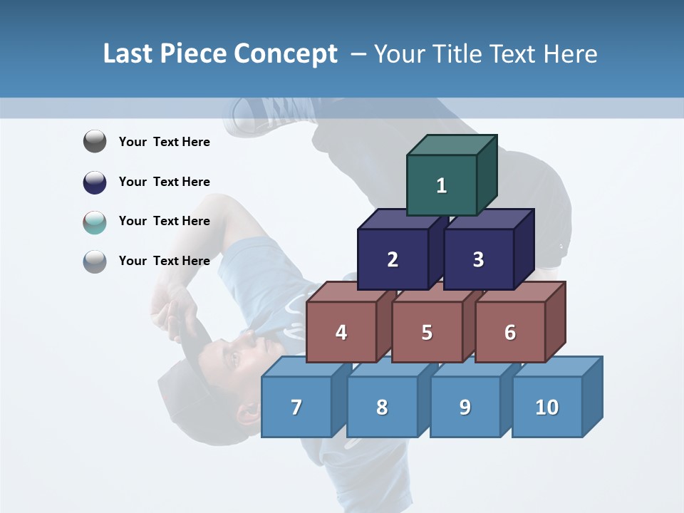 Break Dance Breakdancer Teenager PowerPoint Template