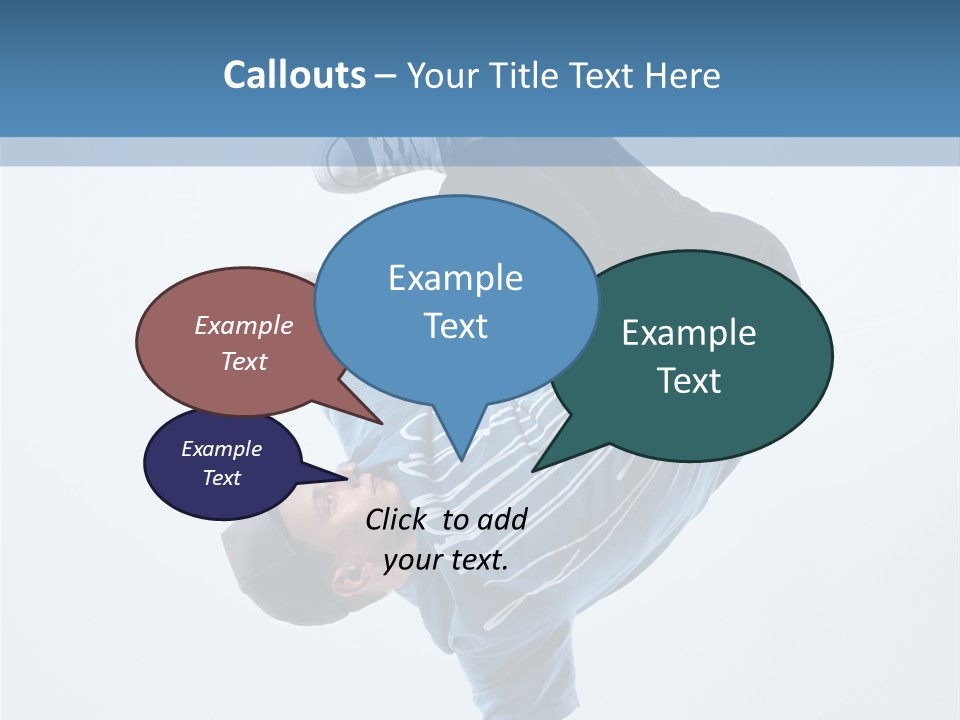 Break Dance Breakdancer Teenager PowerPoint Template