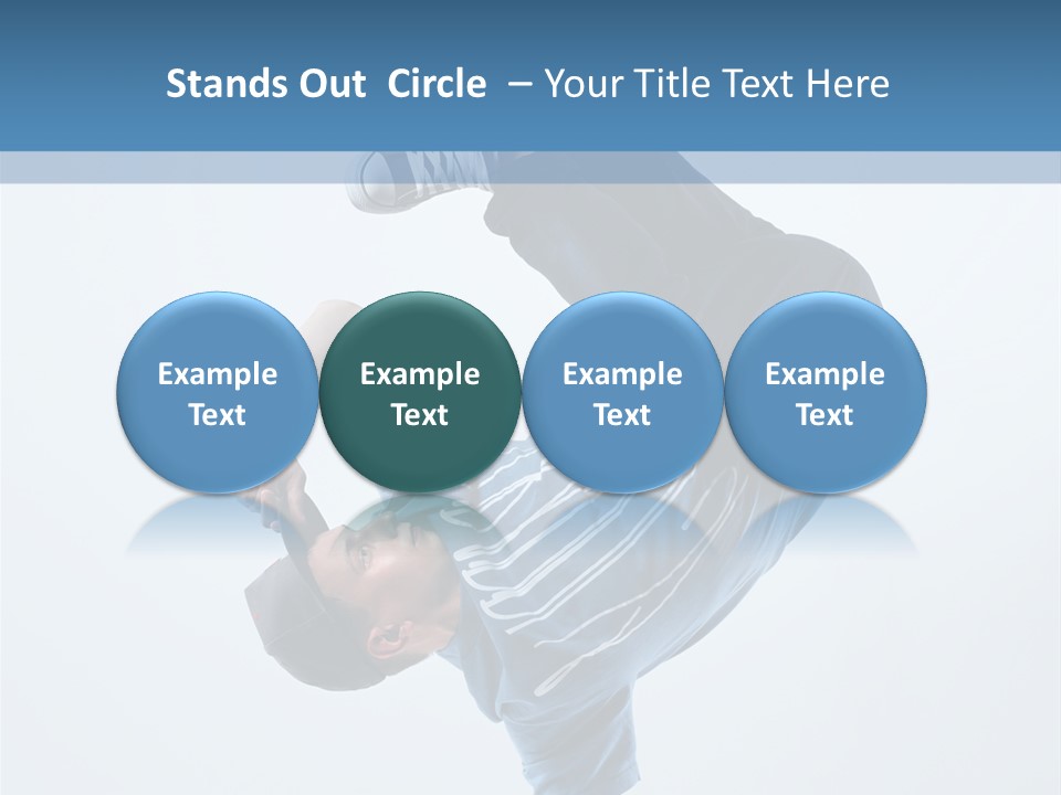 Break Dance Breakdancer Teenager PowerPoint Template