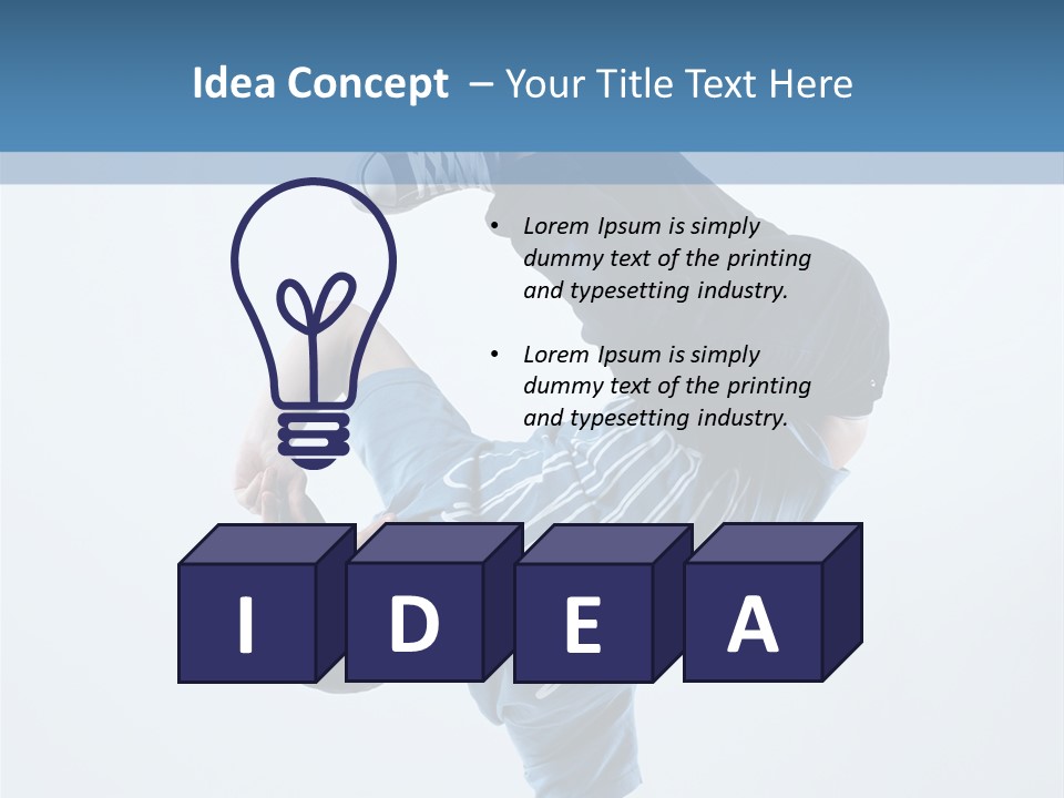 Break Dance Breakdancer Teenager PowerPoint Template