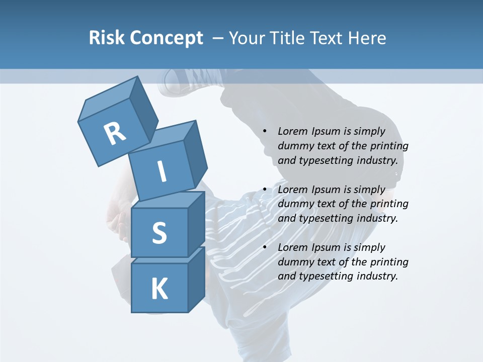 Break Dance Breakdancer Teenager PowerPoint Template