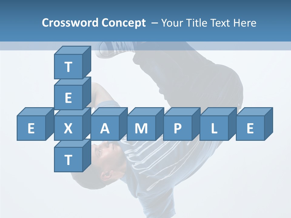 Break Dance Breakdancer Teenager PowerPoint Template