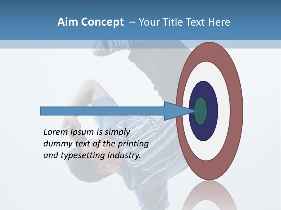 Break Dance Breakdancer Teenager PowerPoint Template