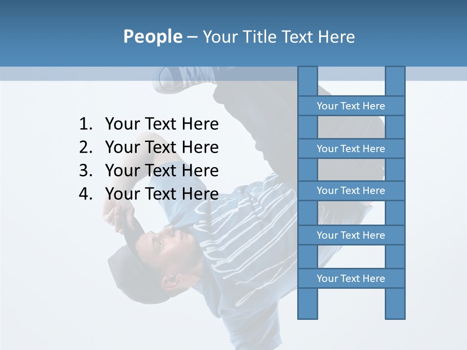 Break Dance Breakdancer Teenager PowerPoint Template