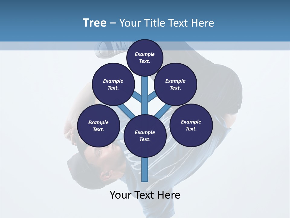 Break Dance Breakdancer Teenager PowerPoint Template