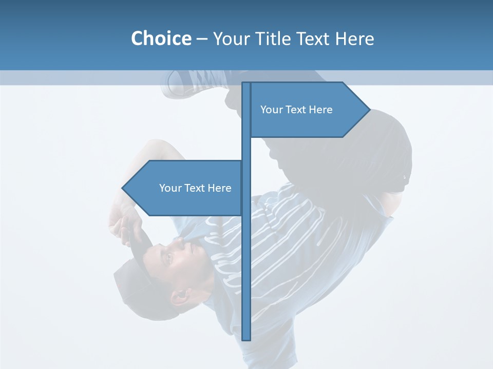 Break Dance Breakdancer Teenager PowerPoint Template