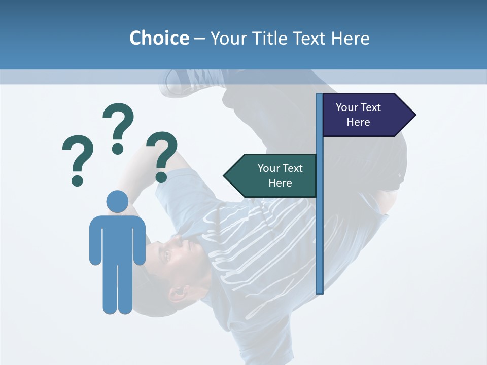 Break Dance Breakdancer Teenager PowerPoint Template