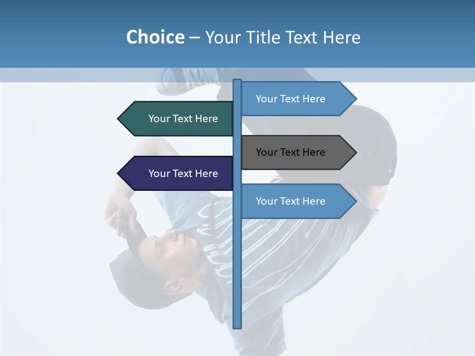 Break Dance Breakdancer Teenager PowerPoint Template