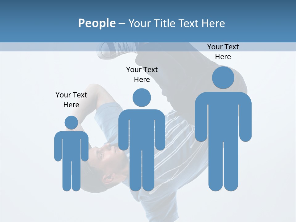 Break Dance Breakdancer Teenager PowerPoint Template