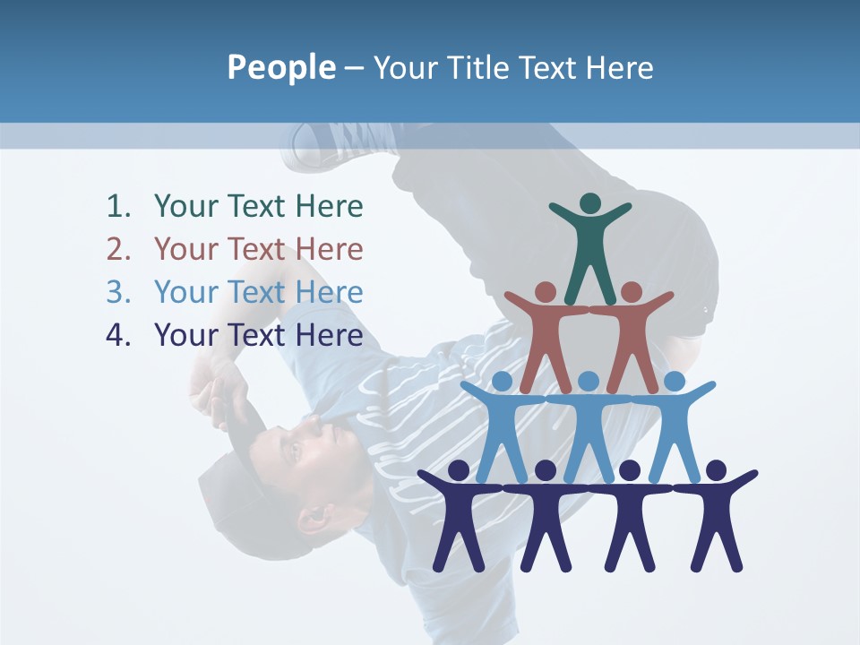 Break Dance Breakdancer Teenager PowerPoint Template