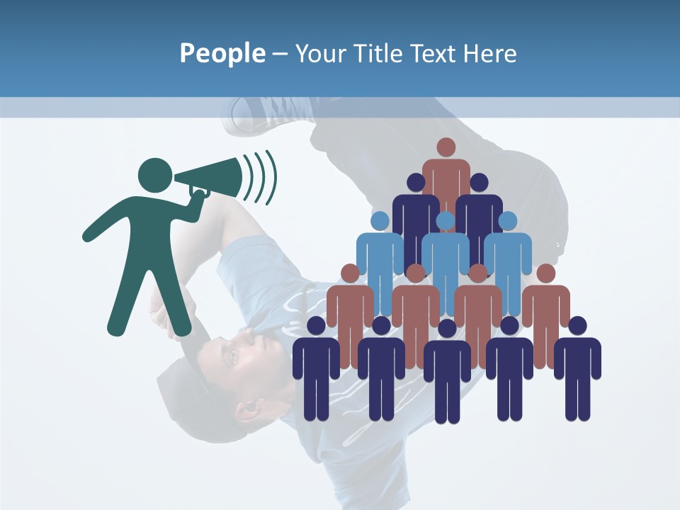 Break Dance Breakdancer Teenager PowerPoint Template