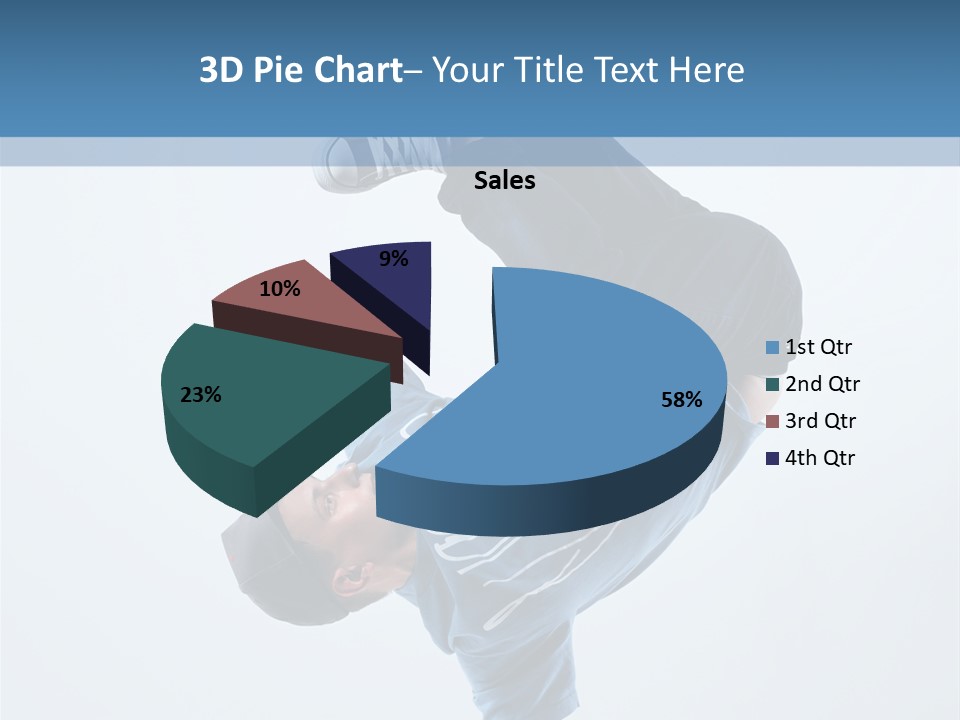 Break Dance Breakdancer Teenager PowerPoint Template