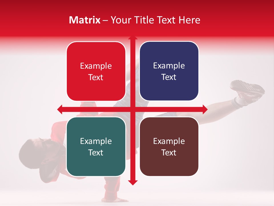 Balance Performance Handstand PowerPoint Template