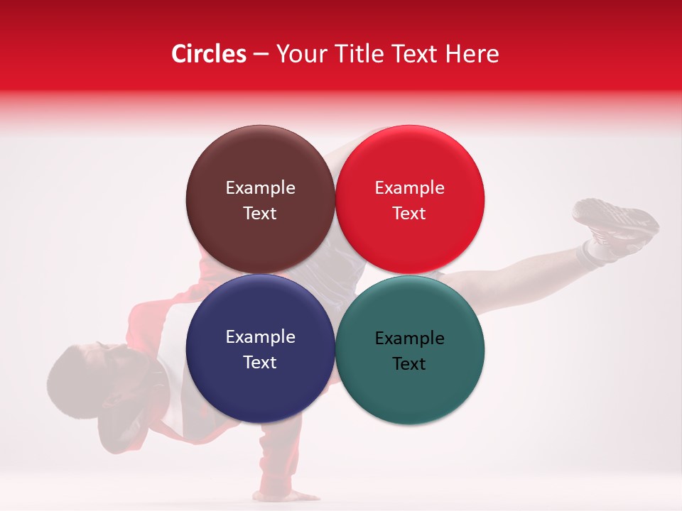 Balance Performance Handstand PowerPoint Template