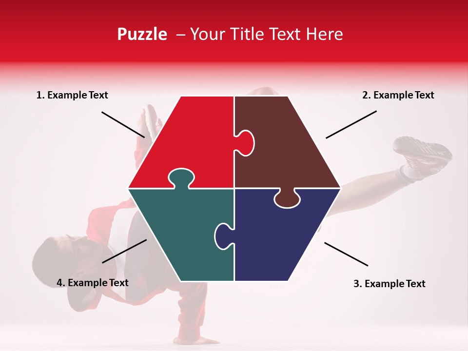 Balance Performance Handstand PowerPoint Template