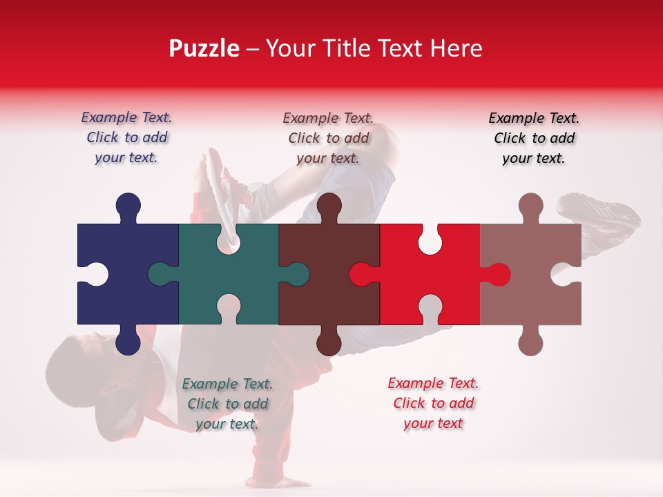 Balance Performance Handstand PowerPoint Template