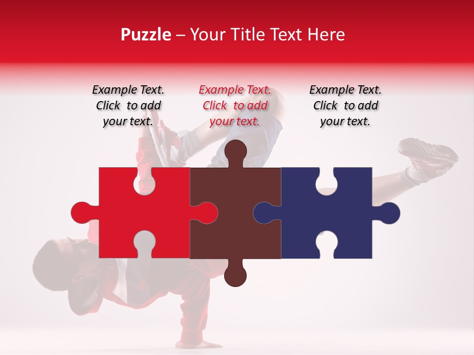 Balance Performance Handstand PowerPoint Template