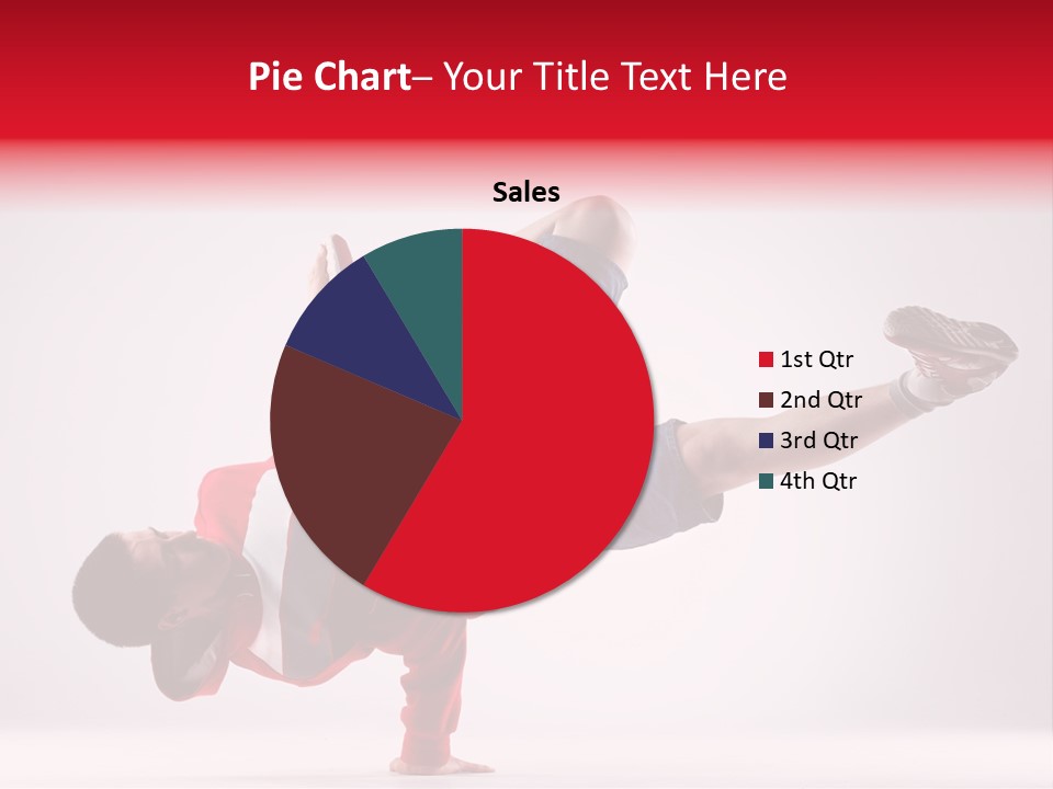 Balance Performance Handstand PowerPoint Template