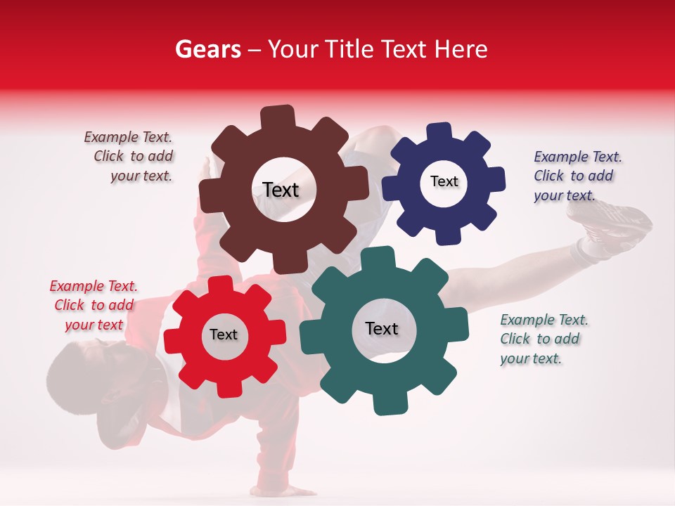 Balance Performance Handstand PowerPoint Template