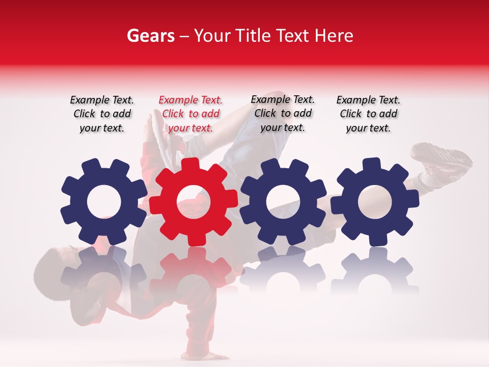 Balance Performance Handstand PowerPoint Template