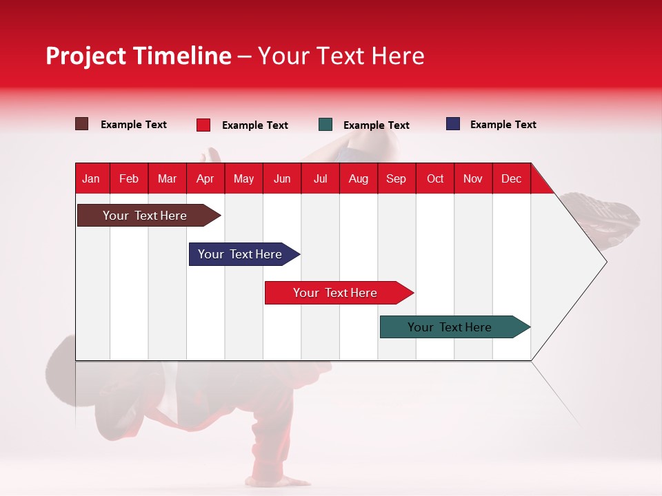 Balance Performance Handstand PowerPoint Template