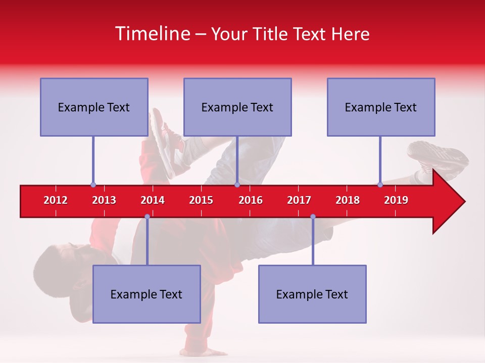 Balance Performance Handstand PowerPoint Template