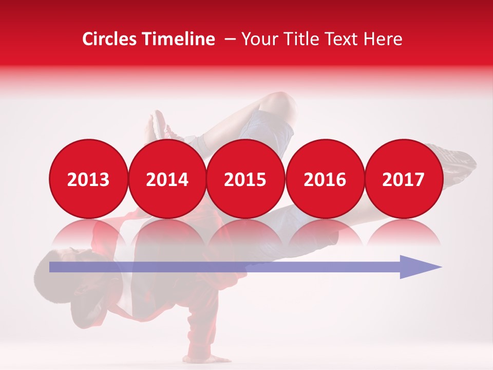 Balance Performance Handstand PowerPoint Template