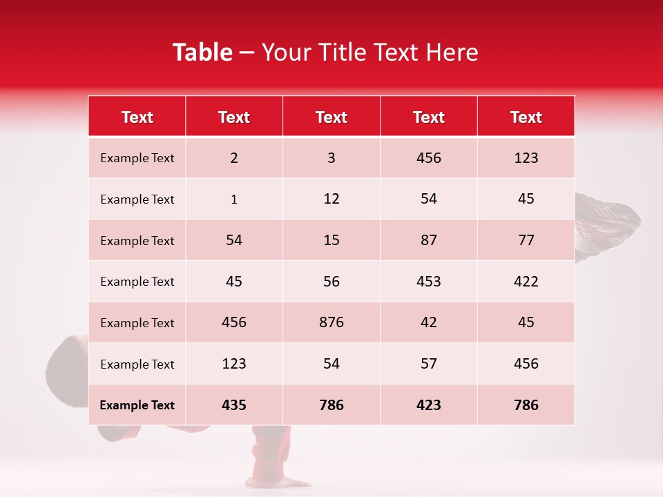 Balance Performance Handstand PowerPoint Template