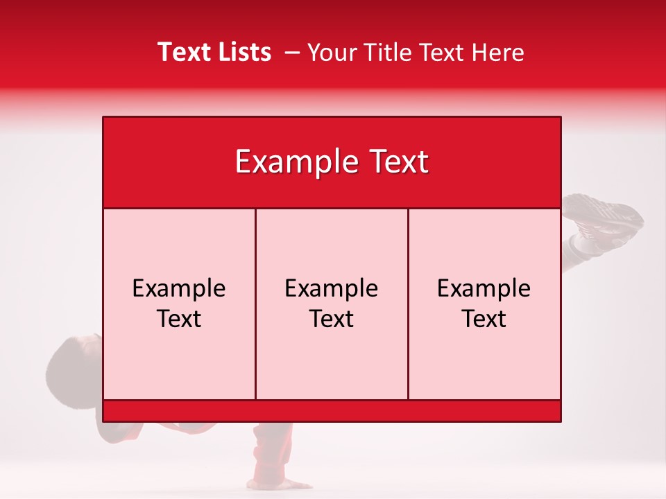 Balance Performance Handstand PowerPoint Template