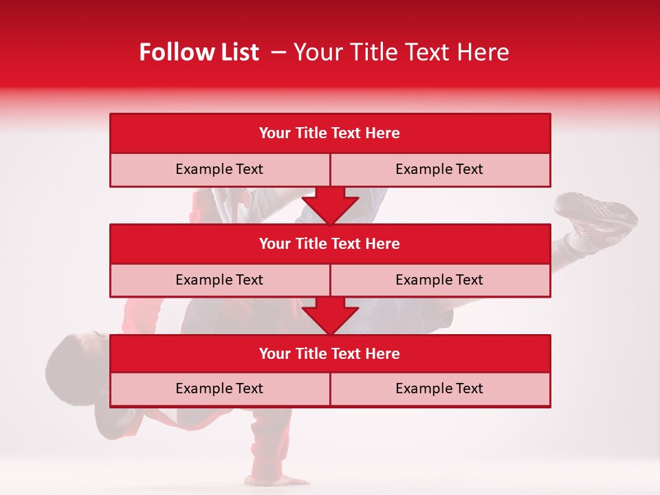 Balance Performance Handstand PowerPoint Template