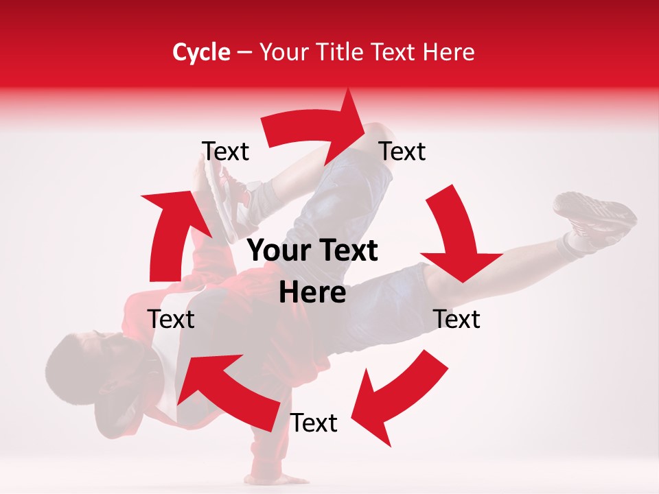 Balance Performance Handstand PowerPoint Template