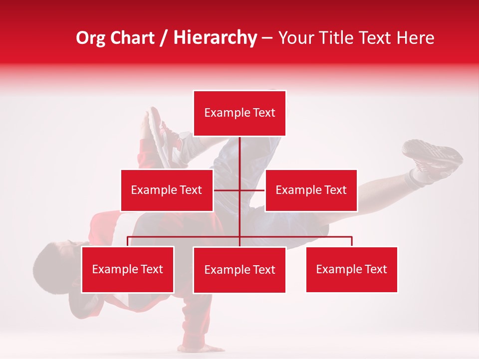 Balance Performance Handstand PowerPoint Template