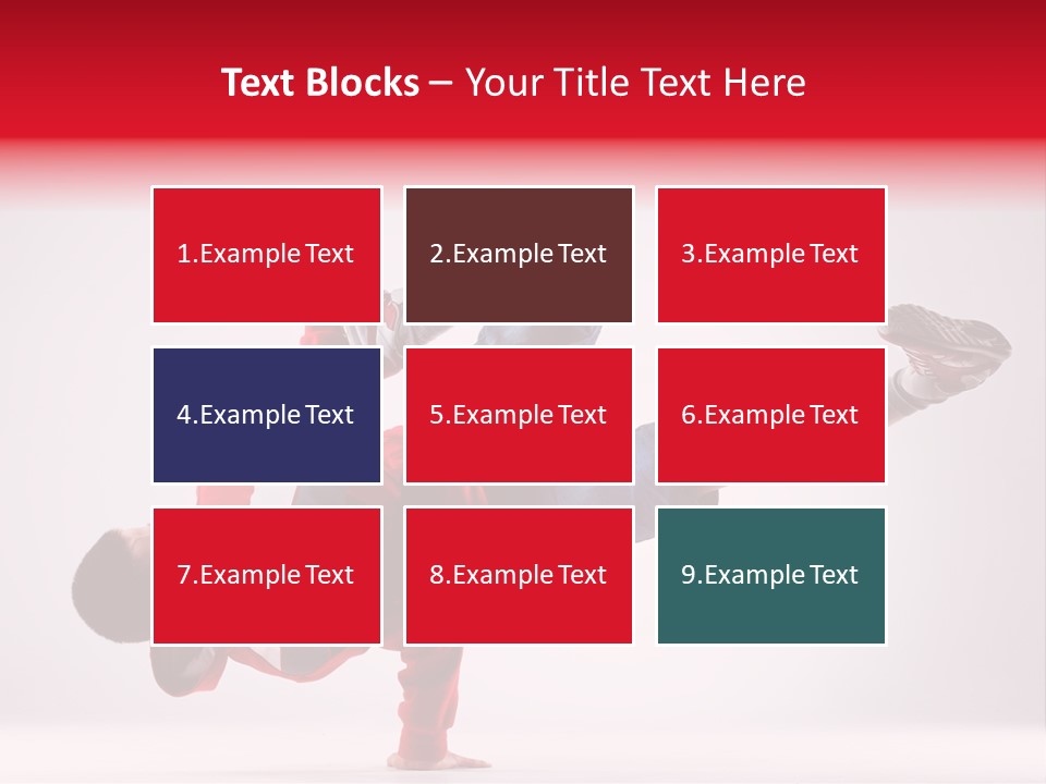 Balance Performance Handstand PowerPoint Template