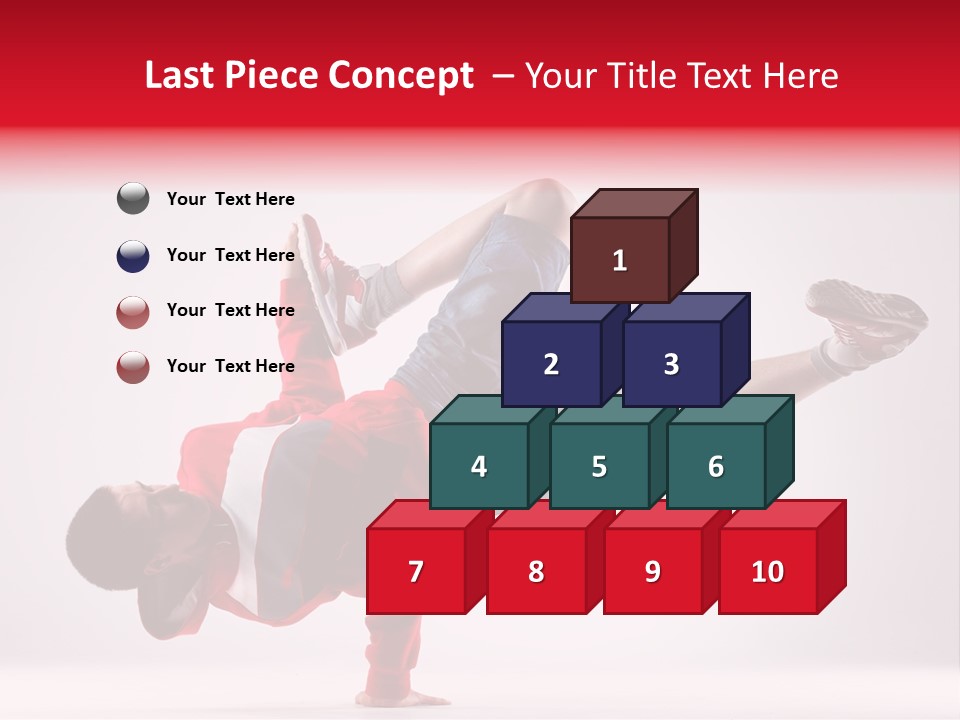 Balance Performance Handstand PowerPoint Template