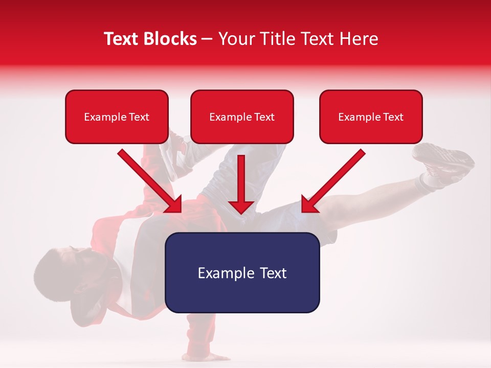 Balance Performance Handstand PowerPoint Template