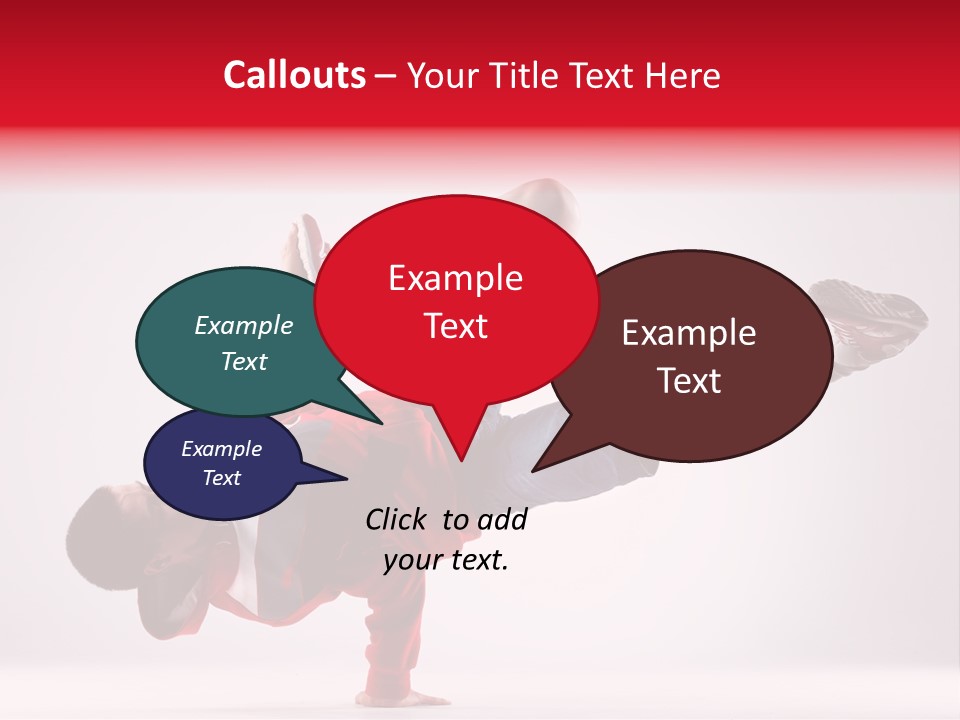 Balance Performance Handstand PowerPoint Template