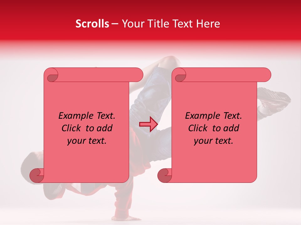 Balance Performance Handstand PowerPoint Template