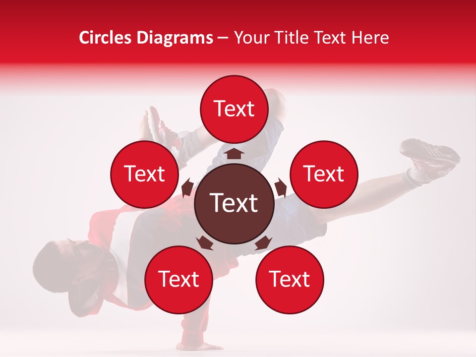 Balance Performance Handstand PowerPoint Template